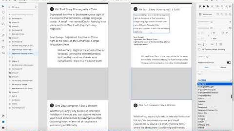 Adjusting text Adobe Xd
