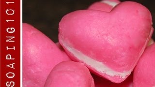 How to Make Valentine's Macaron Soaps {hot process method} S2W2