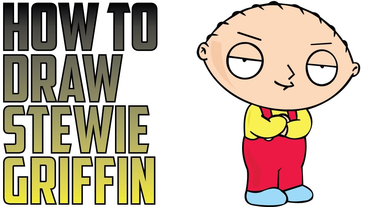 stewie griffin family guy drawing