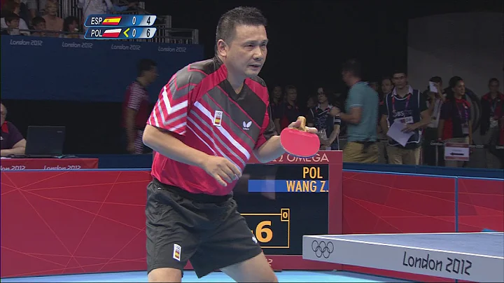 Men's Table Tennis Singles 2nd Round - ESP v POL | London 2012 Olympics - DayDayNews