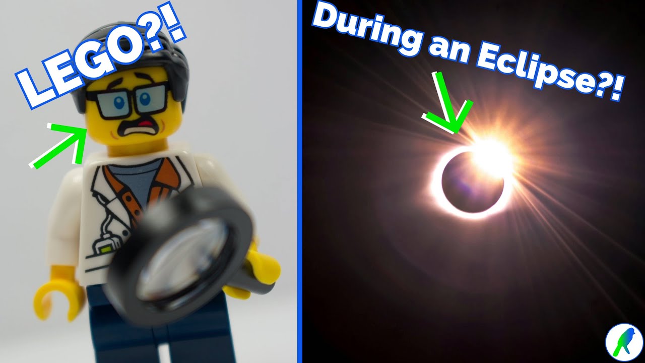 I Used The Eclipse For Lighting in a Stop Motion!