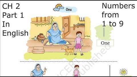 Maths Magic Class 1 | Ch 2 - Part 1 | Numbers from ONE TO NINE, COUNTING in English