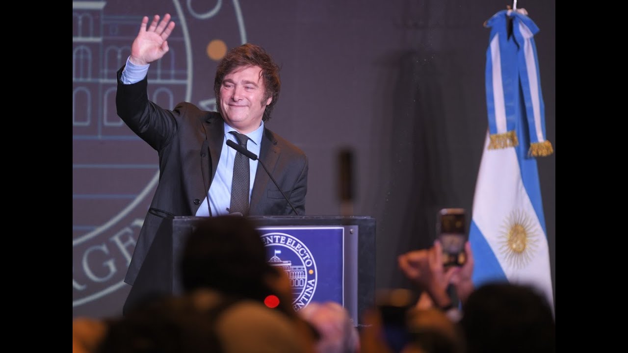 Javier Milei es el nuevo presidente de Argentina - YouTube