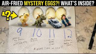 Air Fryer Hard Boiled Egg Experiment! 🥚 9 vs 10 vs 11 vs 12 Minutes — What came out of each one