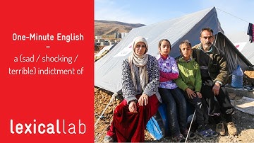 ONE-MINUTE ENGLISH: a shocking / sad indictment of LEARN WITH LEXICAL LAB