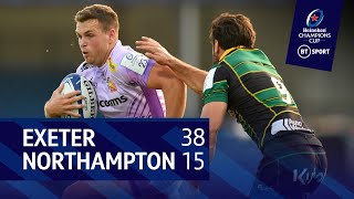Exeter Chiefs vs Northampton Saints (38-15) | Heineken Champions Cup highlights
