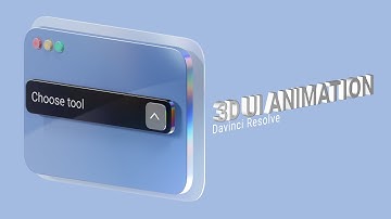 Create SMOOTH 3D UI Animations in Davinci Resolve