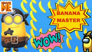Minion Rush Banana Master Bonus Action Gameplay Ios, Android