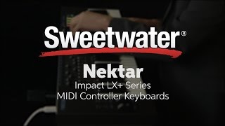 Nektar LX49+ Controlador MIDI IMPACT 49 Teclas 8 Pad video