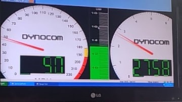 Screen shot of 08 GTI on the dyno