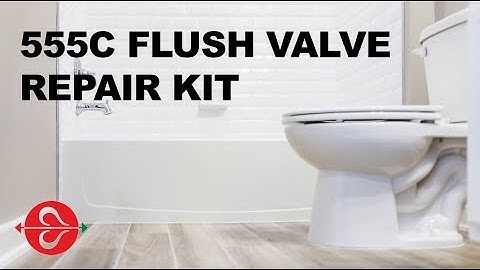 Fix Running or Leaking Toilet With Fluidmaster 555C Flush Valve and Flapper Repair Kit