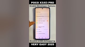 how to enable /developer options in poco x3 /x3 pro – activate advanced settings 2025