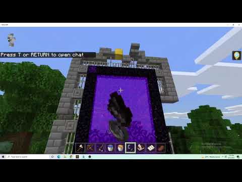 this is the biggest nether portal that has naturally spawned