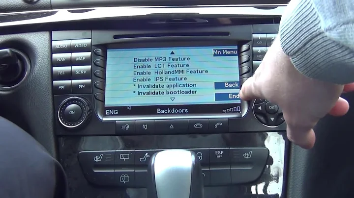 Odblokowanie DVD UNLOCK W211 Mercedes-Benz E-klass Command System amg logo | AUTOREST