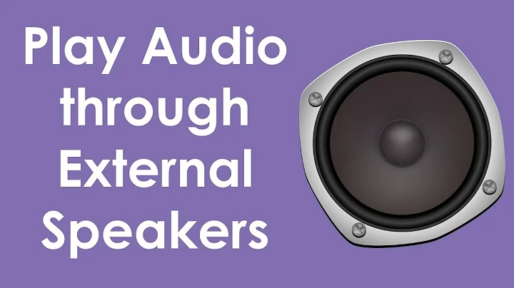 How to play audio through external speakers in windows 10