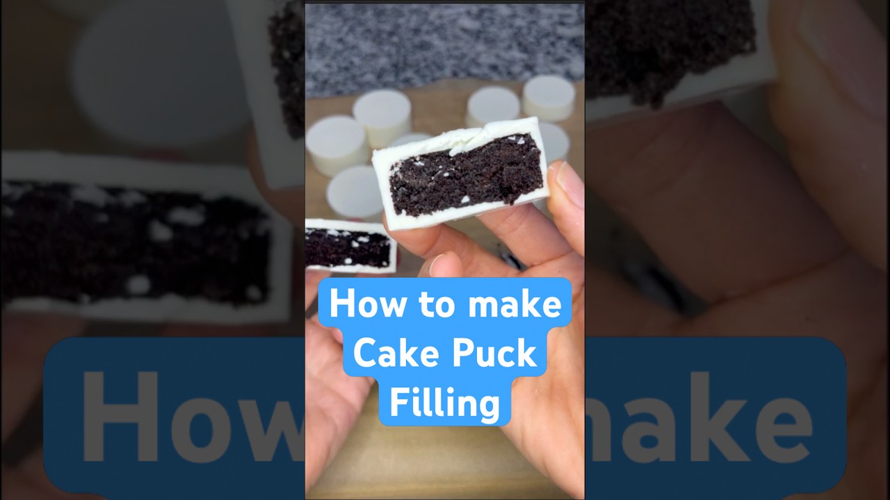 How to make Cake Puck Filling! 