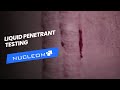 Surface defect identification using liquid penetrant testing pt