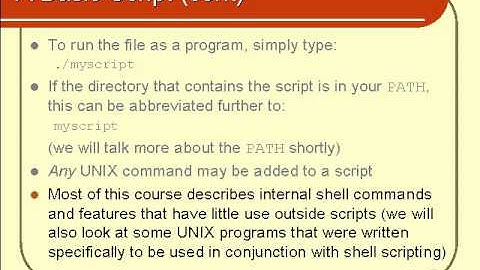 02. Unix Shell Scripting Tutorial - Your First Shell Script (Part1)