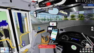 Roblox driving a bus like tokyo drift