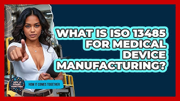 What Is ISO 13485 For Medical Device Manufacturing? - How It Comes Together