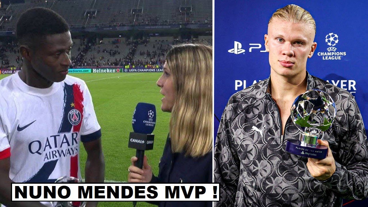 🚨🚨 NUNO MENDES A RÉAGIT A SON DUEL AVEC LAMINE YAMAL ! / ERLING HAALAND ...