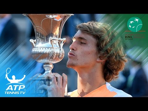 Alexander Zverev beats Novak Djokovic to win first Masters 1000 title | Rome 2017 Final Highlights