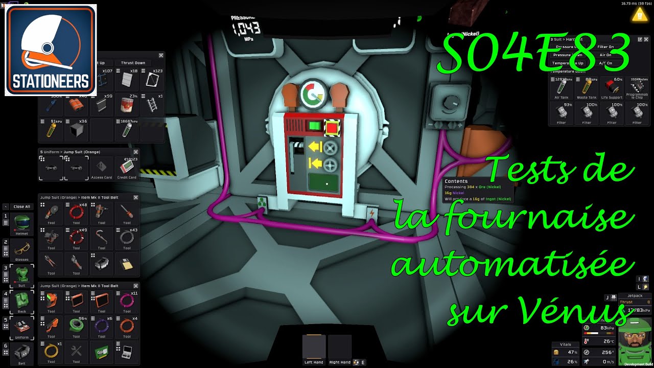 Fournaise automatisée | Let's Play Stationeers [FR] S04E83 