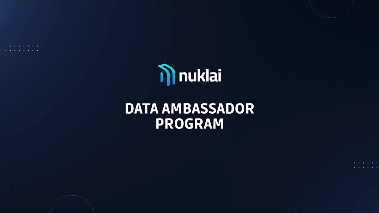Nuklai Data Ambassador Program Overview - YouTube