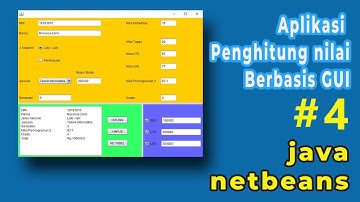 Cara Membuat Aplikasi Penghitung Nilai Berbasis GUI - Kelas Tersembunyi #4