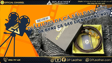 Thắt lưng da cá sấu đan viền da bụng liền không nối tại DP Leather