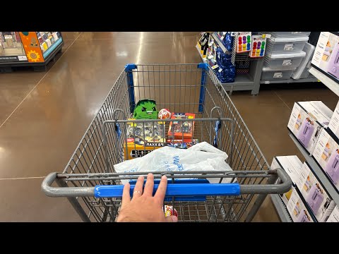POV Spending MONEY At WALMART On PRIZES For My Vending Machines