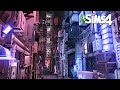 Shady Back Alley | The Sims4 Stop Motion Build | NoCC |【シムズ４建築】