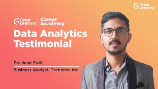 Great Learning Career Academy - Data Analytics Testimonial | Prashant Patil