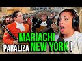 VIVA MÉXICO CABR..ES!!!!!! Mariachi PARALIZA la estación de TREN en  NEW YORK | CECI DOVER reacciona