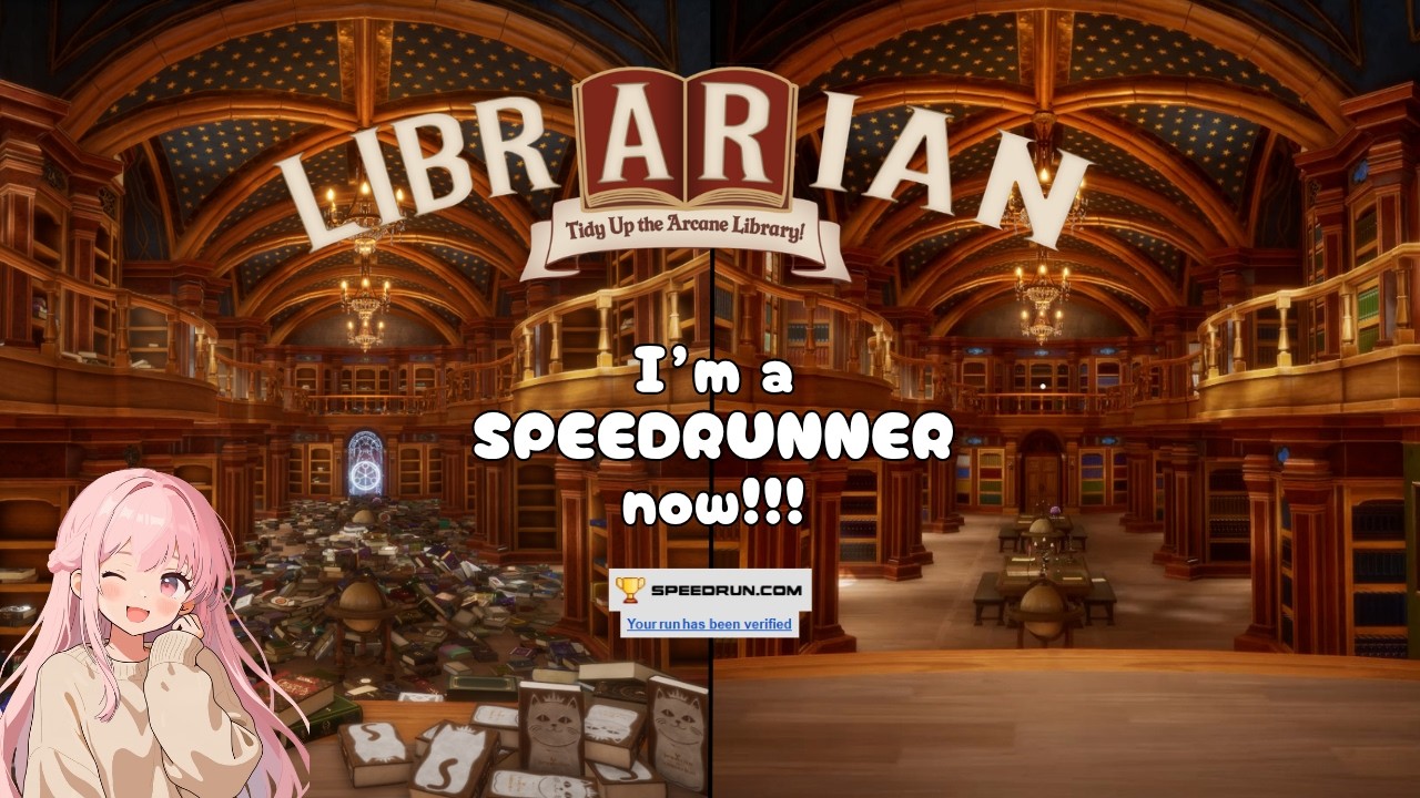 ⁣Sorting books as FAST as possible! | Librarian: Tidy up the Arcane Library!