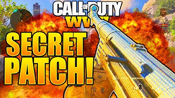 NEW SECRET PATCH UPDATES IN CALL OF DUTY WW2! LATEST PATCH NOTES HIDDEN NERFS IN COD WW2!
