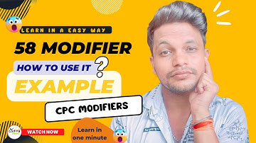 58 modifier ll How to use 58 modifier ll AAPC ll #58modifier #modifier #modifier58 #cpc #aapc