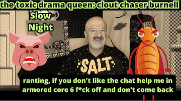 DsP--toxic poser making fun of other creators for not beating balteus in AC6 while chat helps him