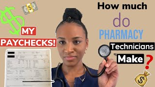 How much do PHARMACY TECHNICIANS get paid ?!?!? | HOW MUCH DO I GET PAID 💰