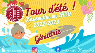 Tour d'été 2023 - Gériatrie