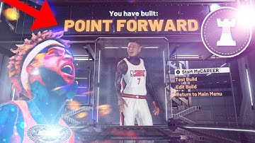 * BEST NEW 2K20 PURE POINT FORWARD BUILD ON 2K20 * + SECRET CHEESY DRIBBLE MOVES AND JUMPSHOT 😍