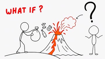🔥 What If We Dumped All Our Trash into Volcanoes?