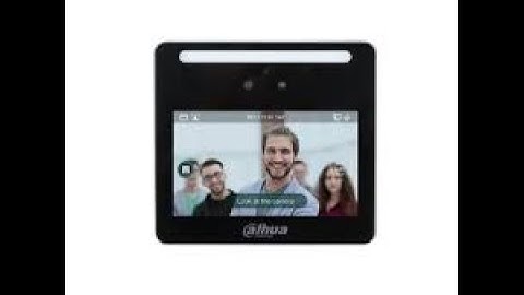 Dahua DHI-ASA3213G-MW/DHI-ASI3213G-MW Face Recognition time and attendance configuration