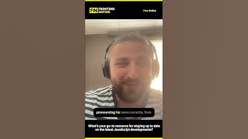 How Dan Neciu Stays Up to Date with Frameworks | Frontend Nation 2025