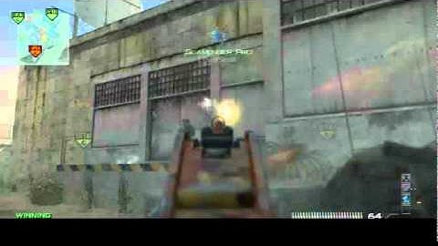 MW3:Triple Feed Using UMP45 Silenced on Dome