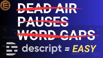 Shorten Word Gaps in Descript