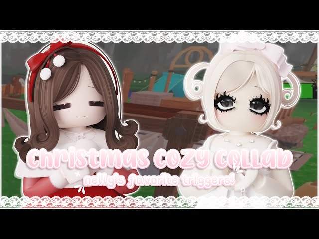 ꒰ roblox asmr 🌸꒱ @nellyaaasmr does her favorite triggers  ♡ a cozy christmas collab!