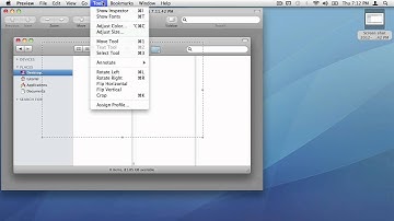 Mac OS X - Preview application - Cropping images