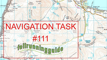 Navigation Task 111 #mapreading #contourlines