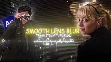 SMOOTH Lens Blur Tutorial For Your EDITS | After Effects Edits